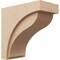 Ekena Millwork 11"W x 22"D x 22"H Classic Helena Rough Cedar Woodgrain TimberThane Corbel, Primed Tan CORUR11X22X22HELRCPR - alternate 1